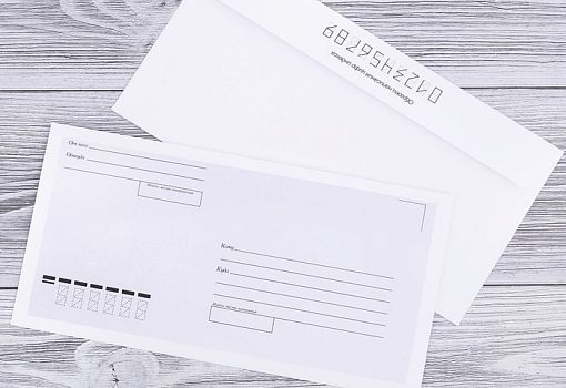 Цифровая печать на конвертах
